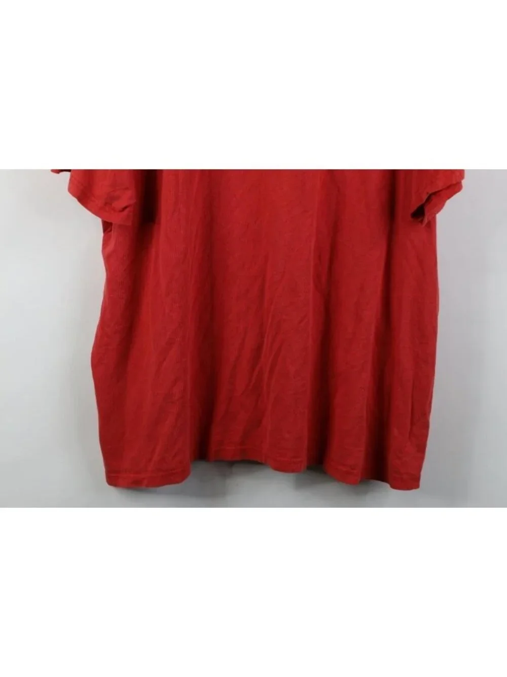 Vintage Y2K Nike Mens XL Distressed Travis Scott Mini Swoosh Cotton T-Shirt Red
